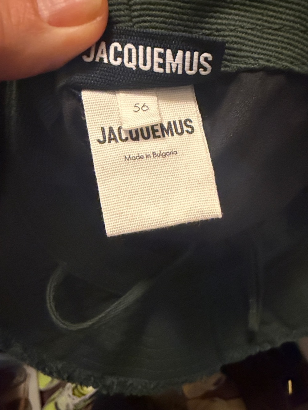 Jaquemus Le Bob Artichaut Bucket Hat - Size 56 NWOT - Picture 9 of 12